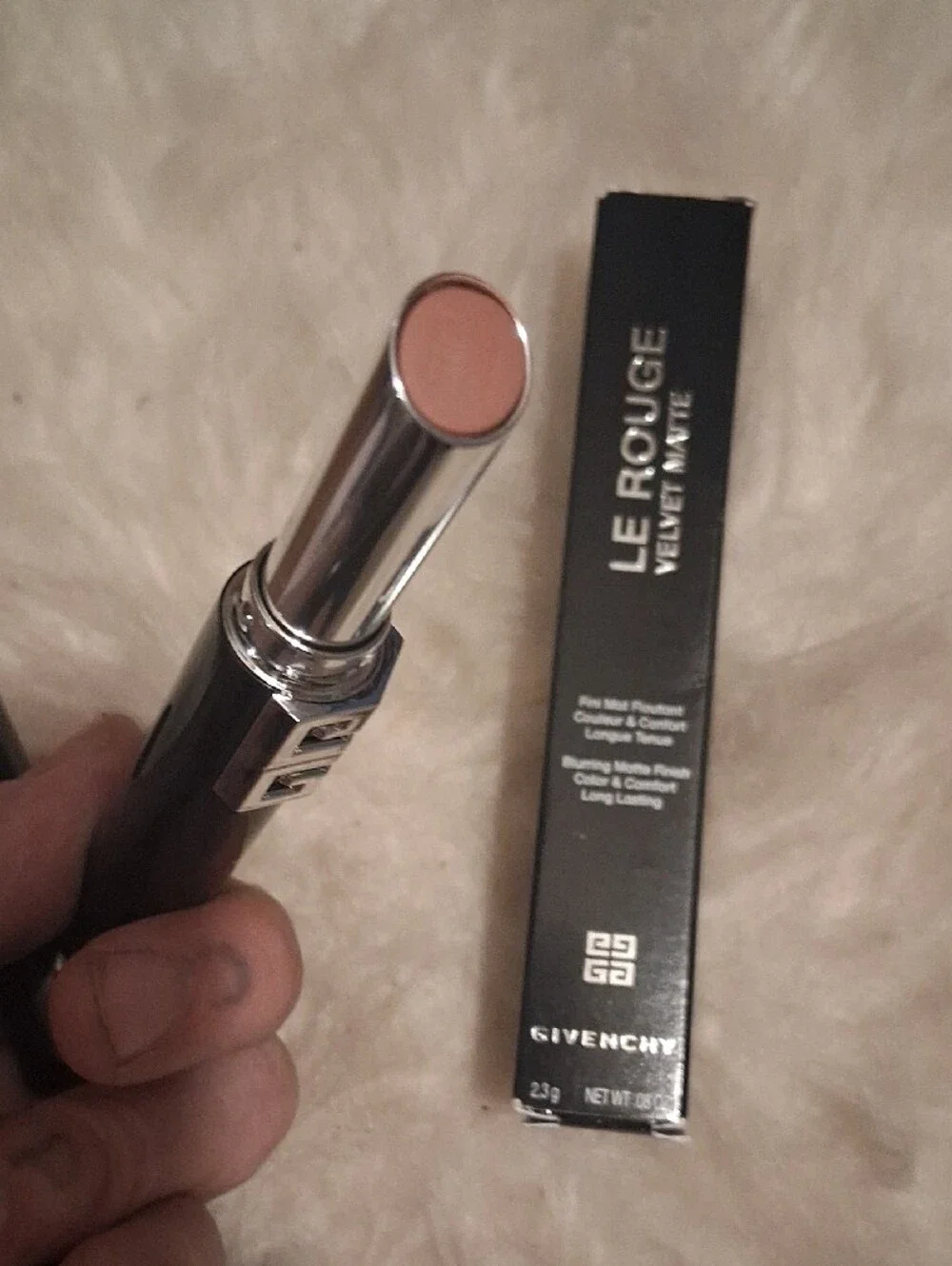 Givenchy Le Rouge Velvet Matte Lipstick — Soft Mauve Nude